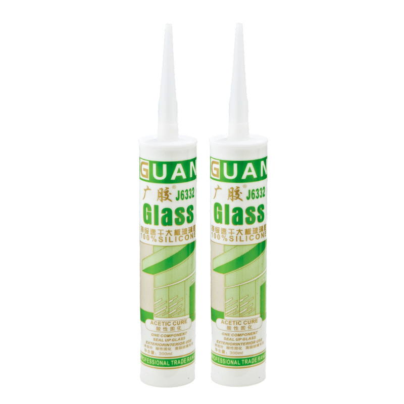 Guangjiao J6332 Premium Fast Cure Glass Silicone Sealant para sa Malalaking Panel